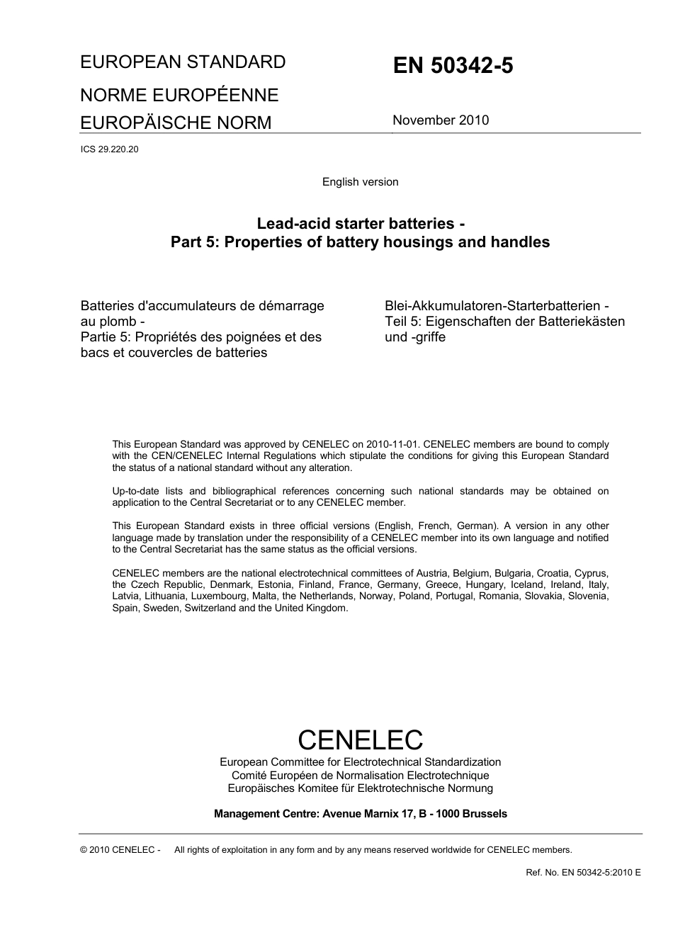 BS EN 50342-5-2010 (2011).pdf_第3页