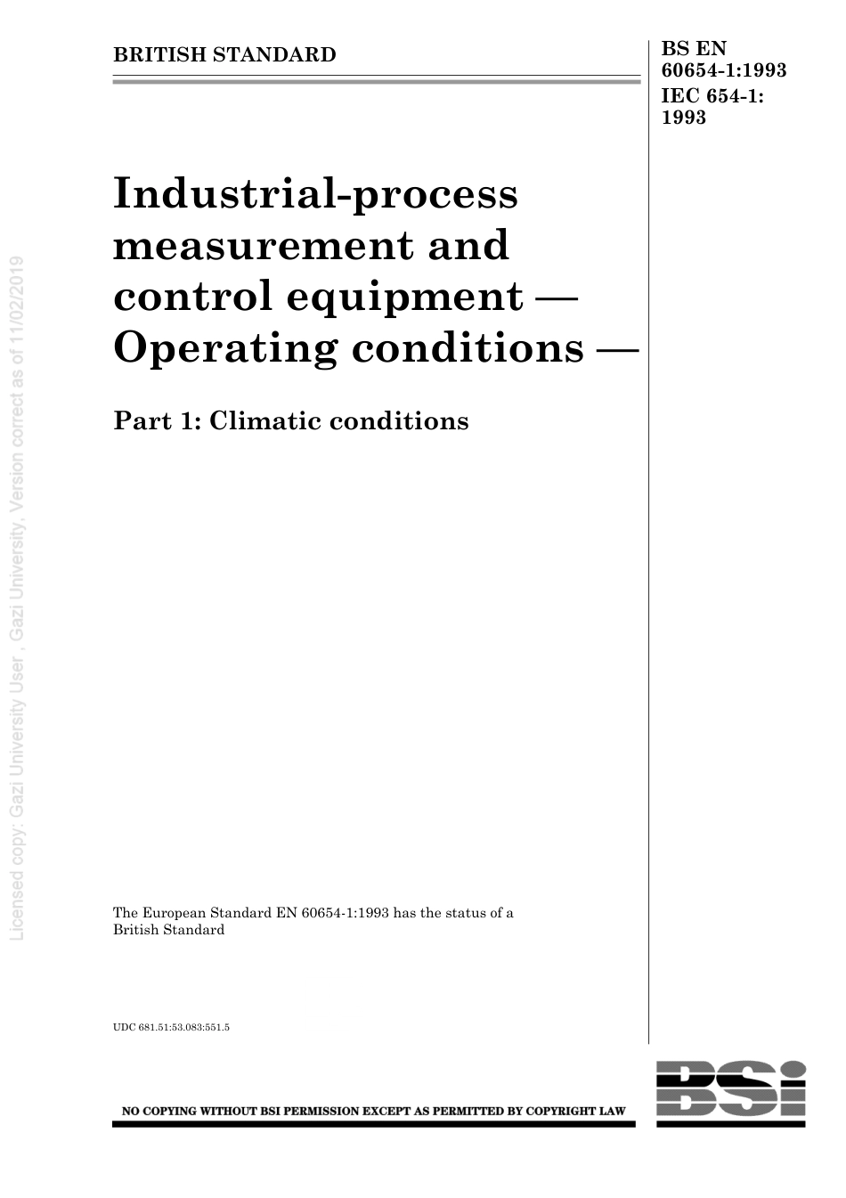 BS EN 60654-1-1993 (1999).pdf_第1页