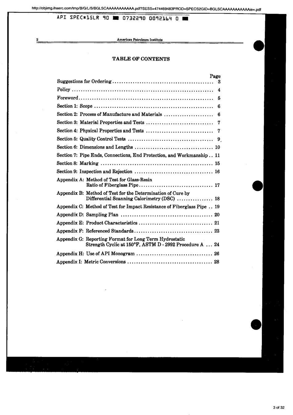 API Spec 15LR 1990 Specification for Low Pressure Fiberglass Line Pipe.pdf.pdf_第3页