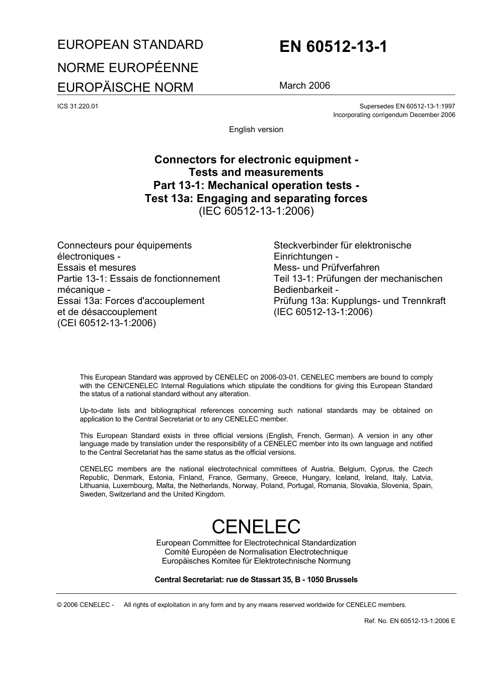 BS EN 60512-13-1-2006 (2007).pdf_第3页