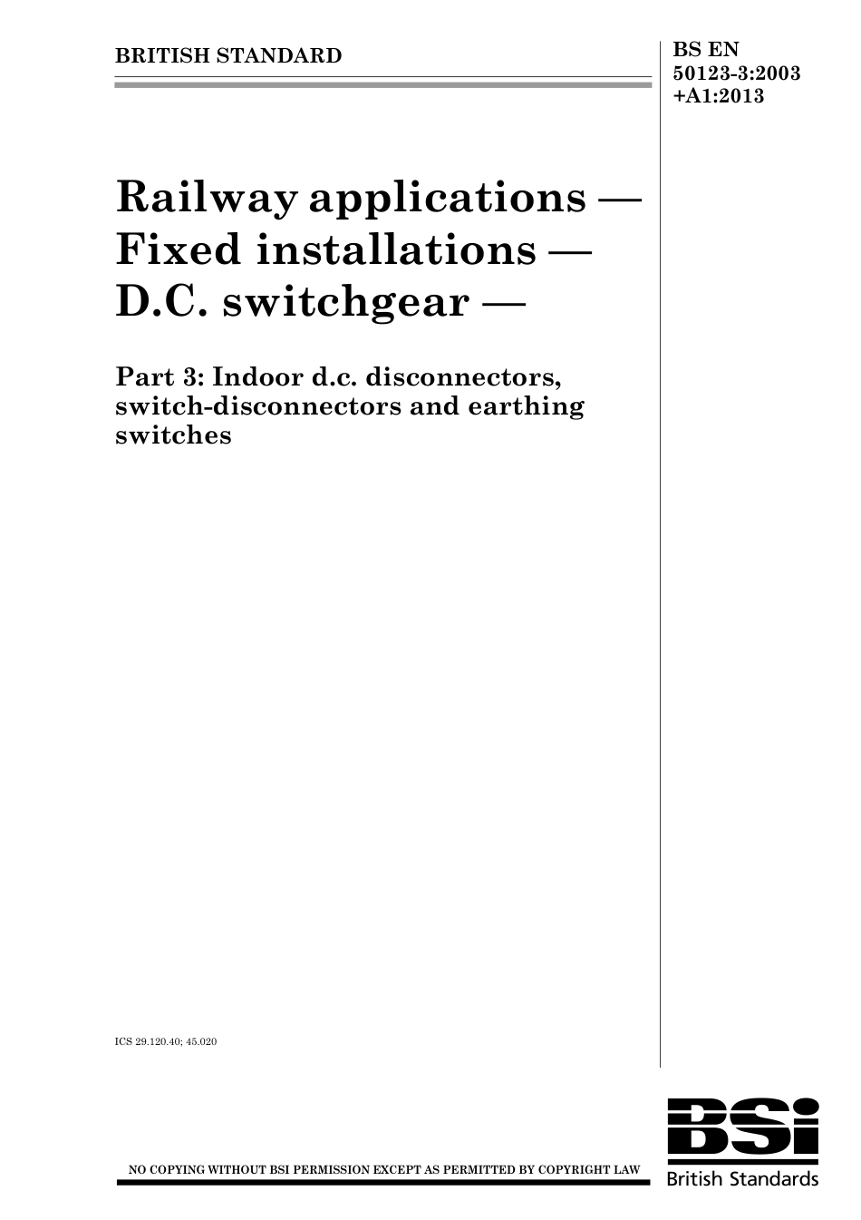 BS EN 50123-3-2003 + A1-2013.pdf_第1页