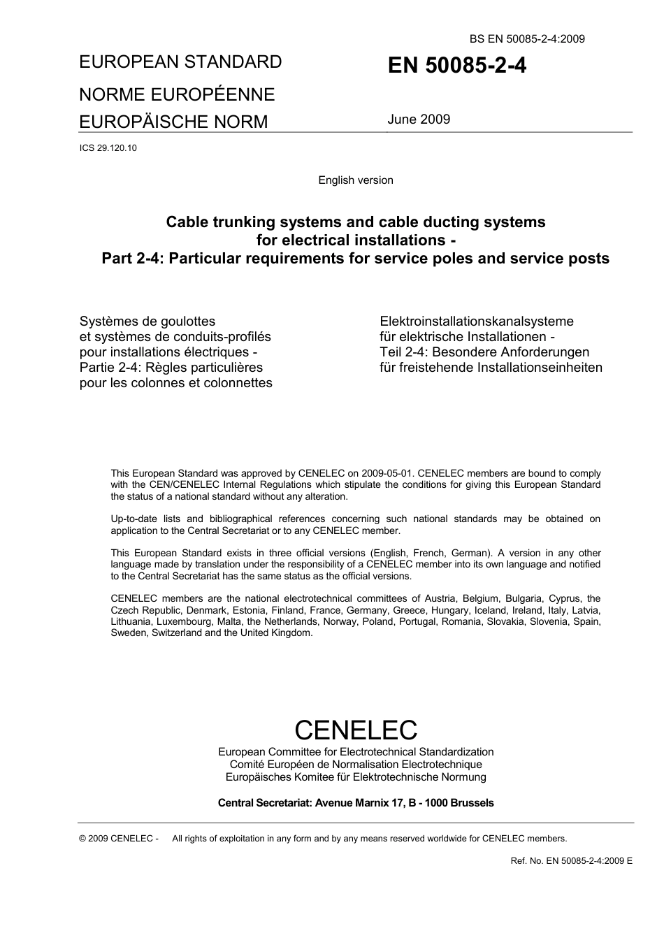 BS EN 50085-2-4-2009.pdf_第3页