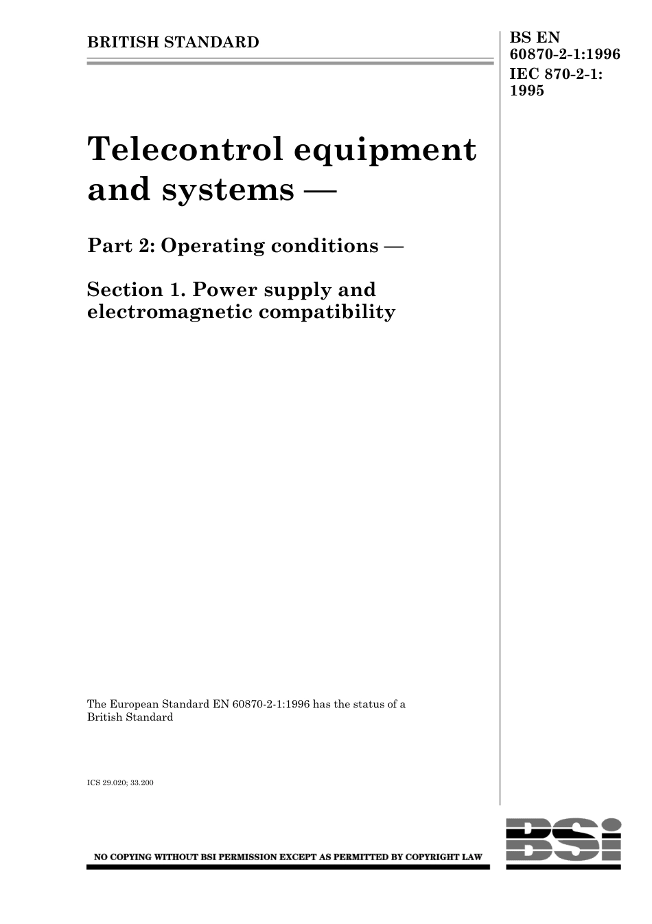 BS EN 60870-2-1-1996.pdf_第1页