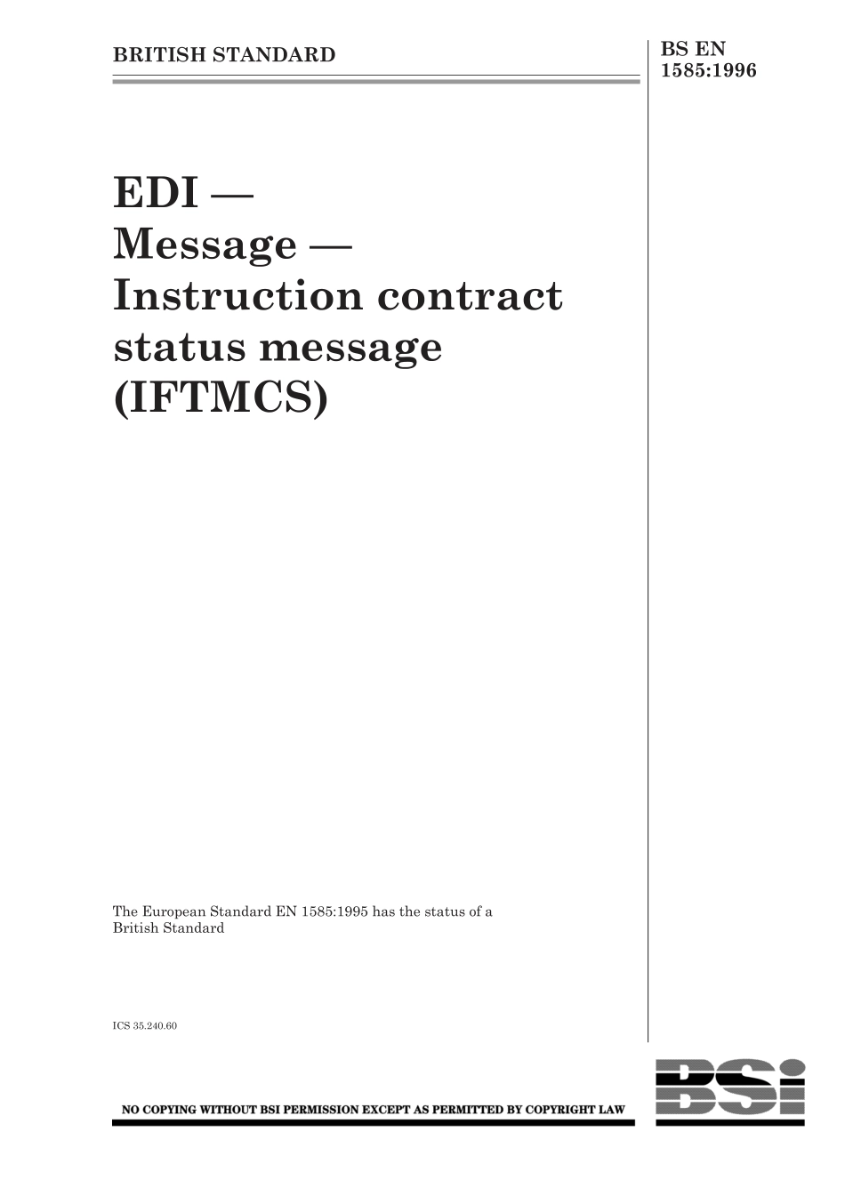 BS EN 01585-1996 (2000).pdf_第1页