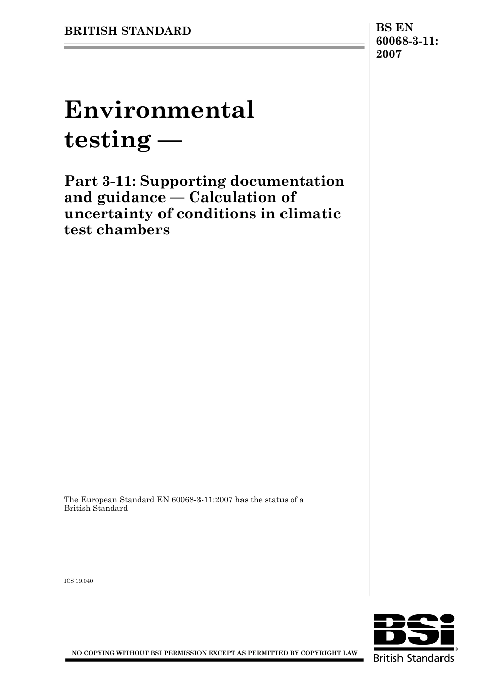 BS EN 60068-3-11-2007.pdf_第1页