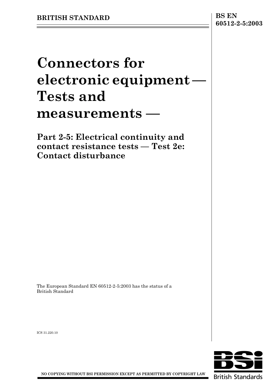 BS EN 60512-2-5-2003.pdf_第1页