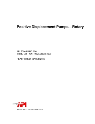 API Std 676-2009 R2015 Positive Displacement Pumps—Rotary.pdf