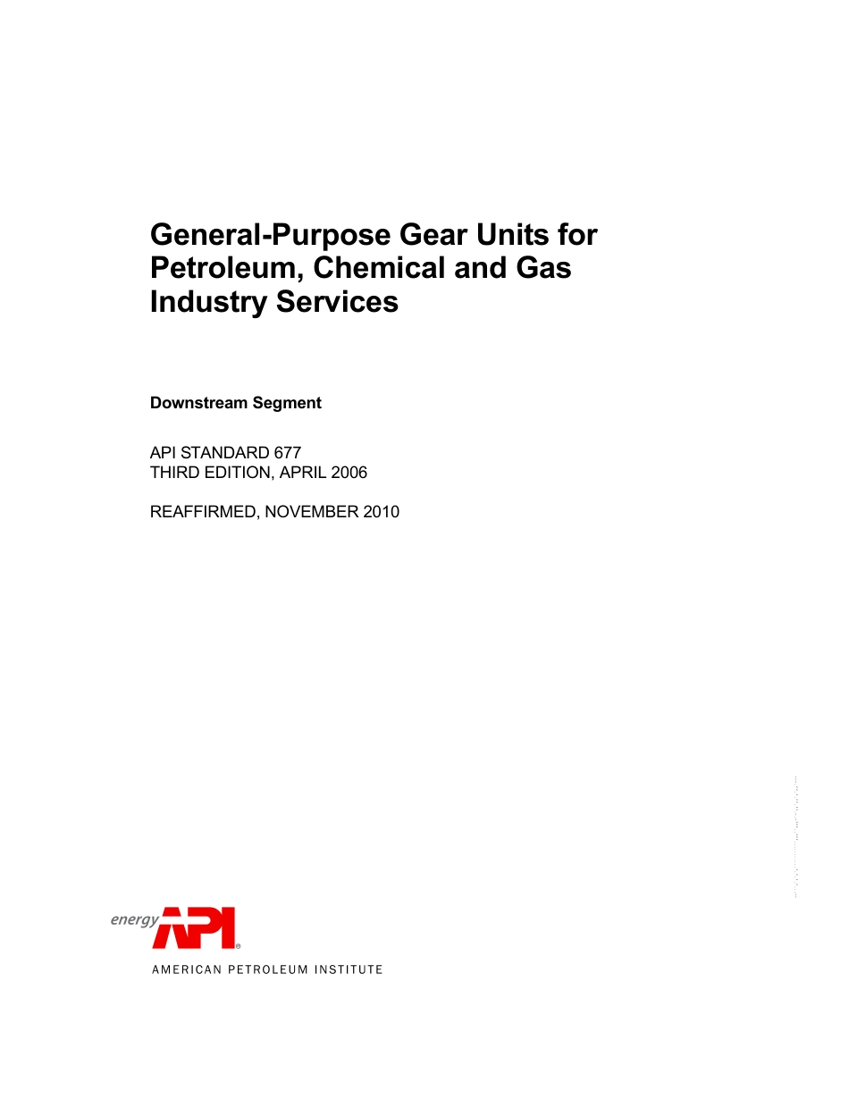 API Std 677-2006(R2010)General-Purpose Gear Units for Petroleum, Chemical and Gas Industry Services.pdf_第3页