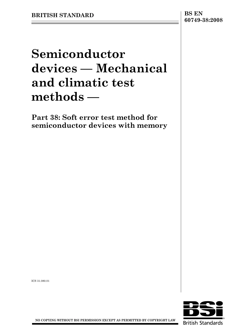 BS EN 60749-38-2008.pdf_第1页