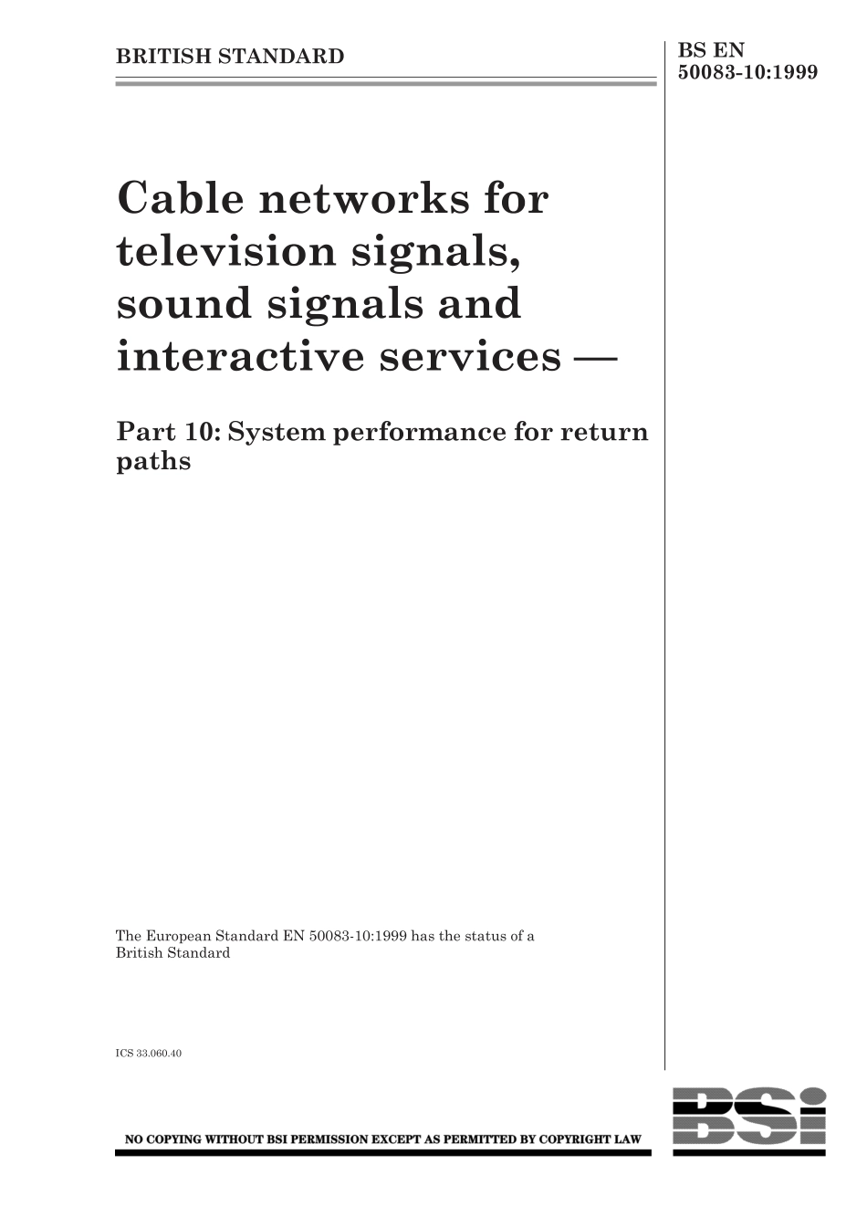 BS EN 50083-10-1999.pdf_第1页