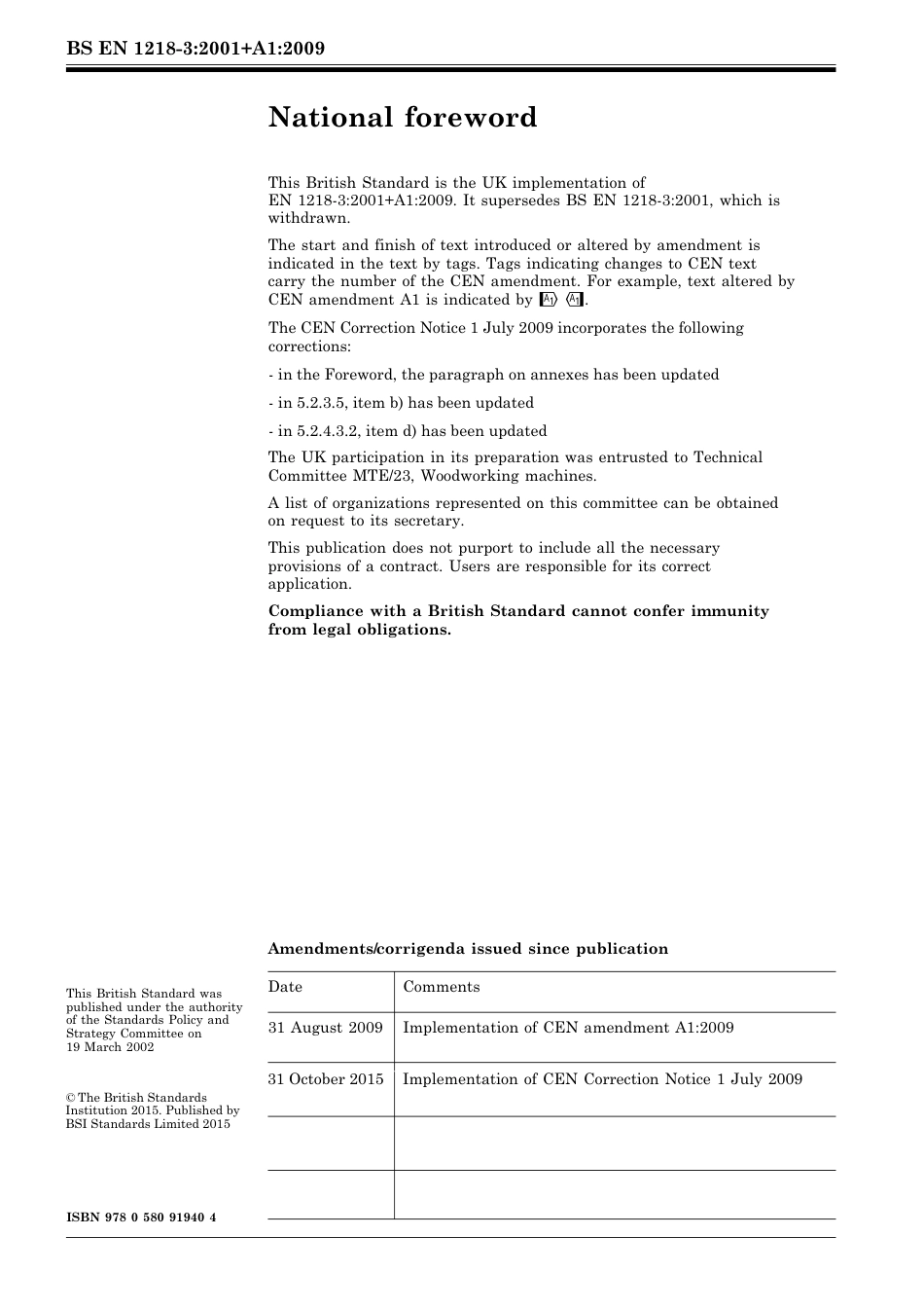 BS EN 01218-3-2001 + A1-2009 (2015).pdf_第2页