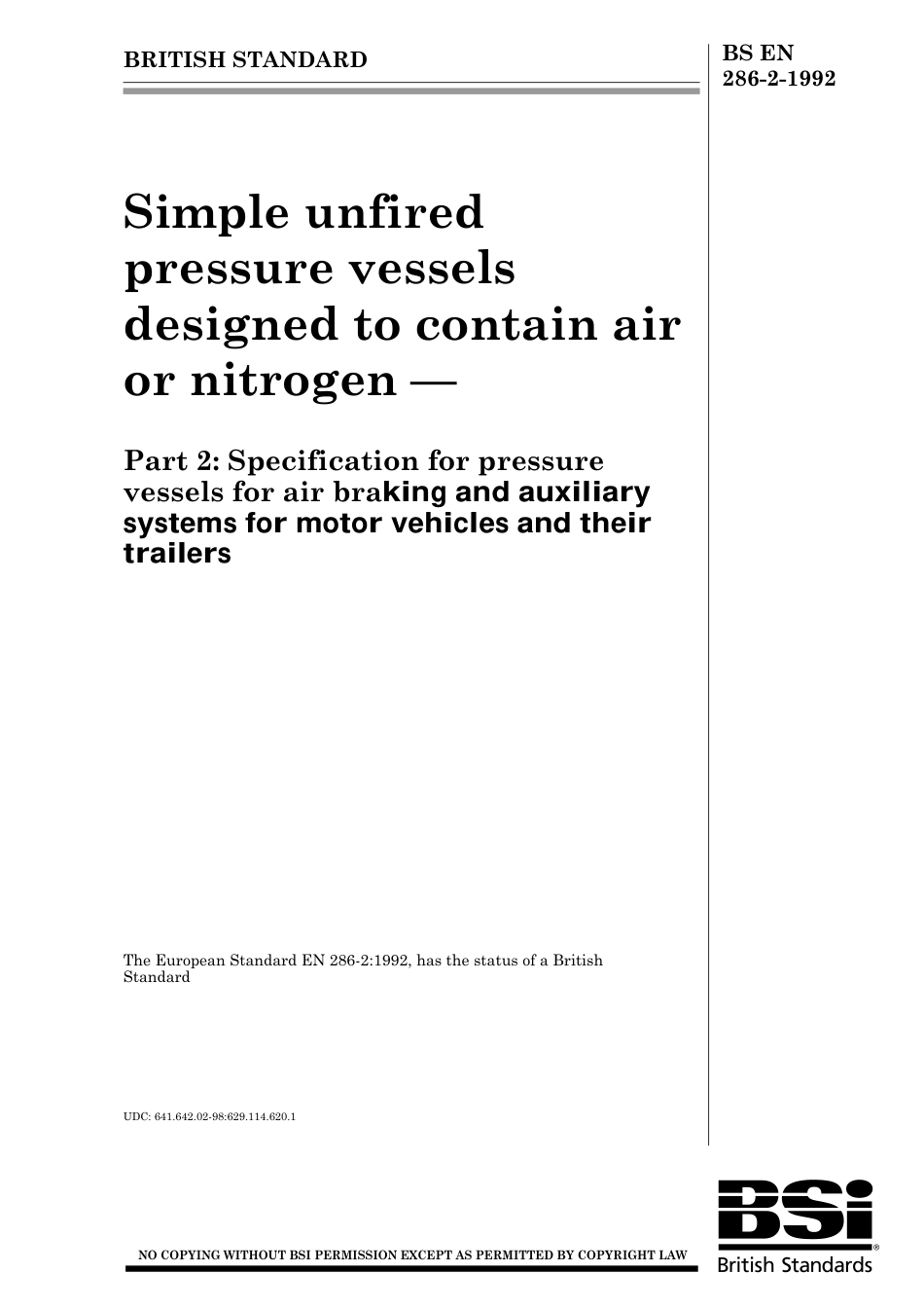 BS EN 00286-2-1992 (2009) scan.pdf_第1页