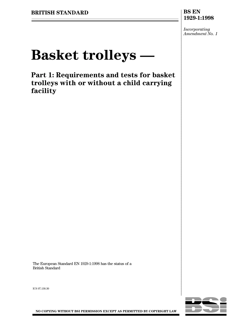 BS EN 01929-1-1998 (2000).pdf_第1页