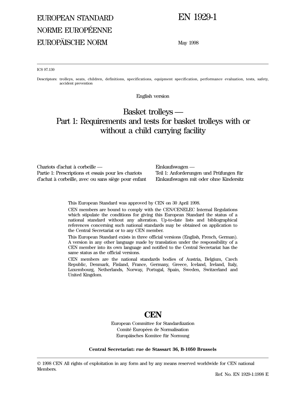 BS EN 01929-1-1998 (2000).pdf_第3页