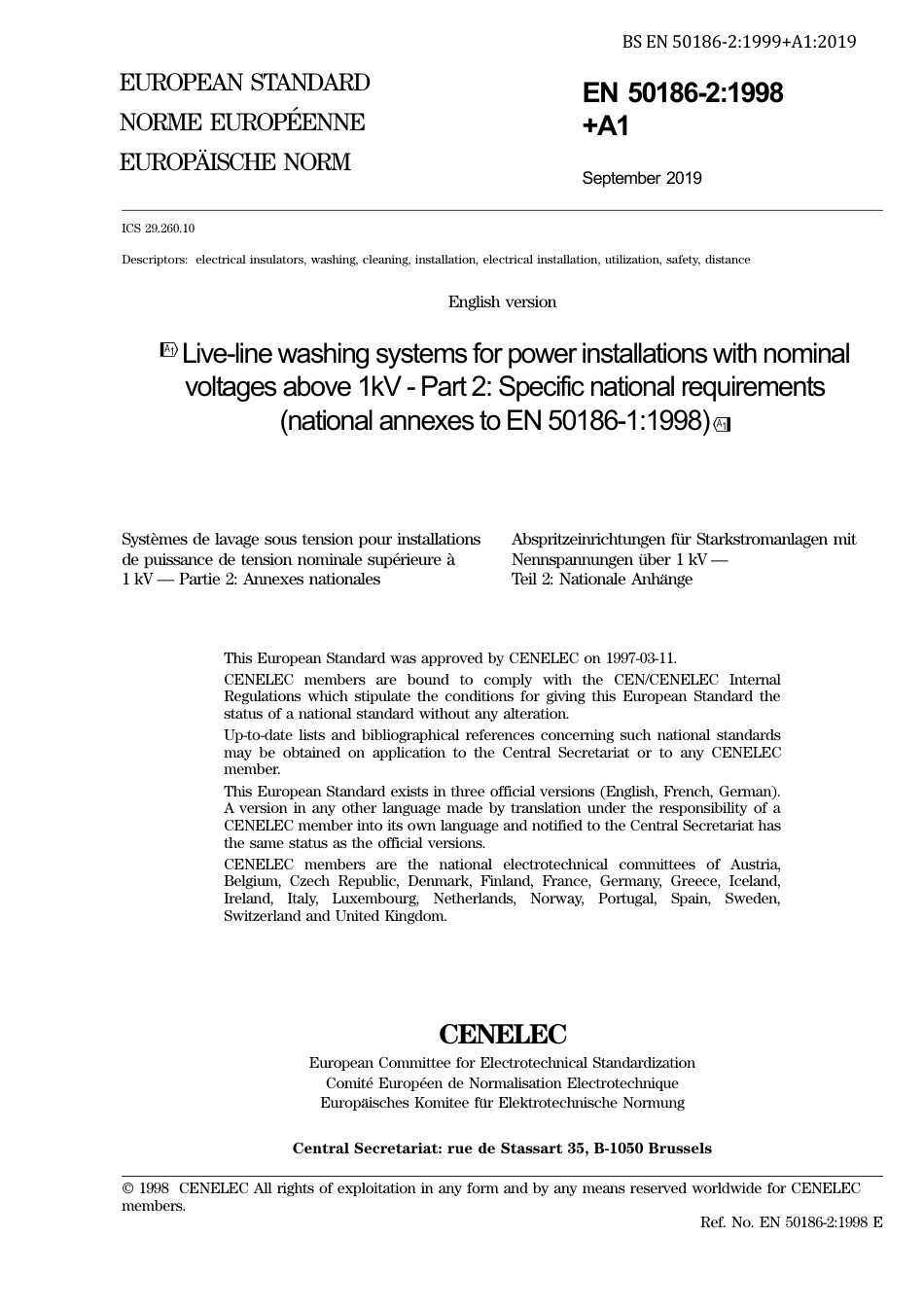 BS EN 50186-2-1999 + A1-2019.pdf_第3页