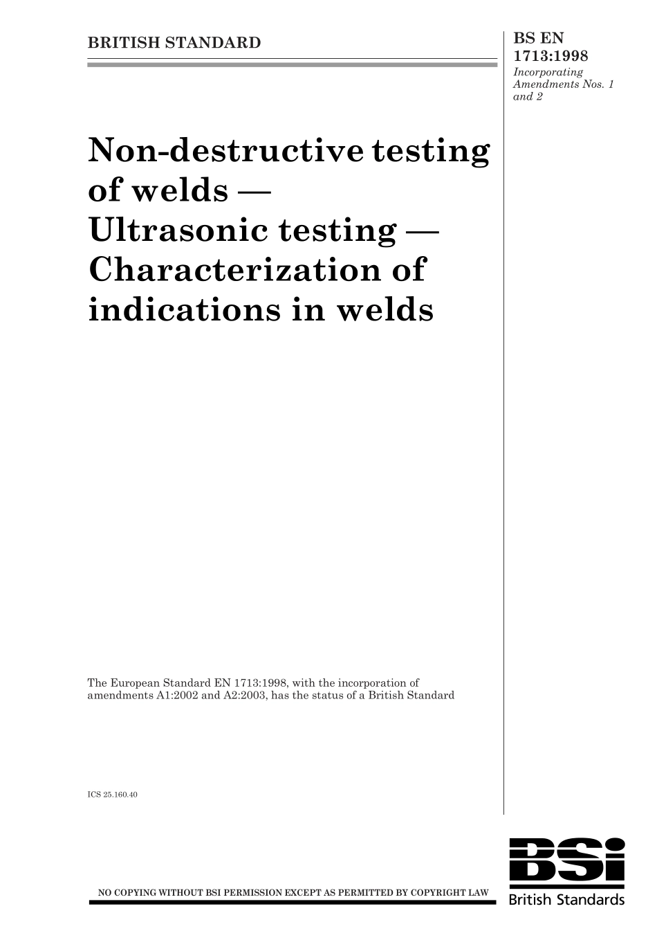 BS EN 01713-1998 (2004).pdf_第1页