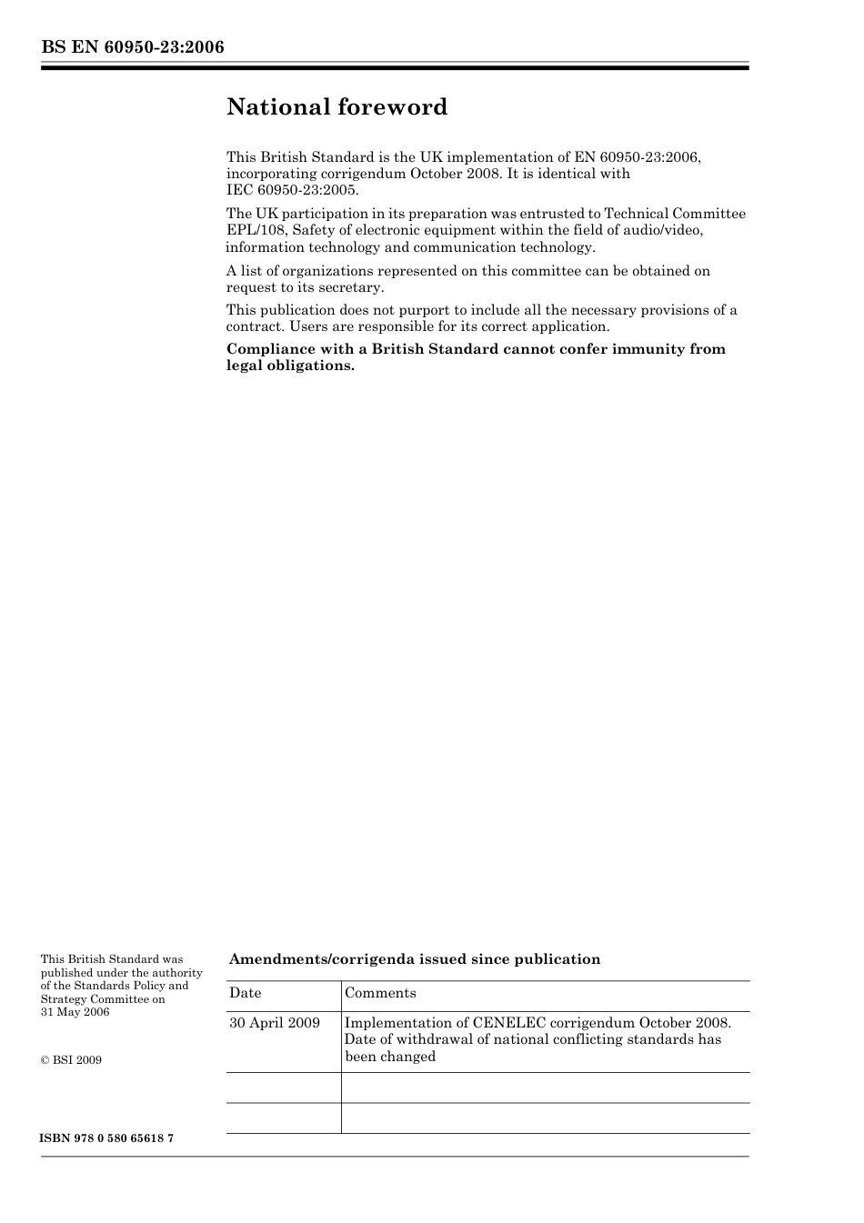 BS EN 60950-23-2006 (2009).pdf_第2页