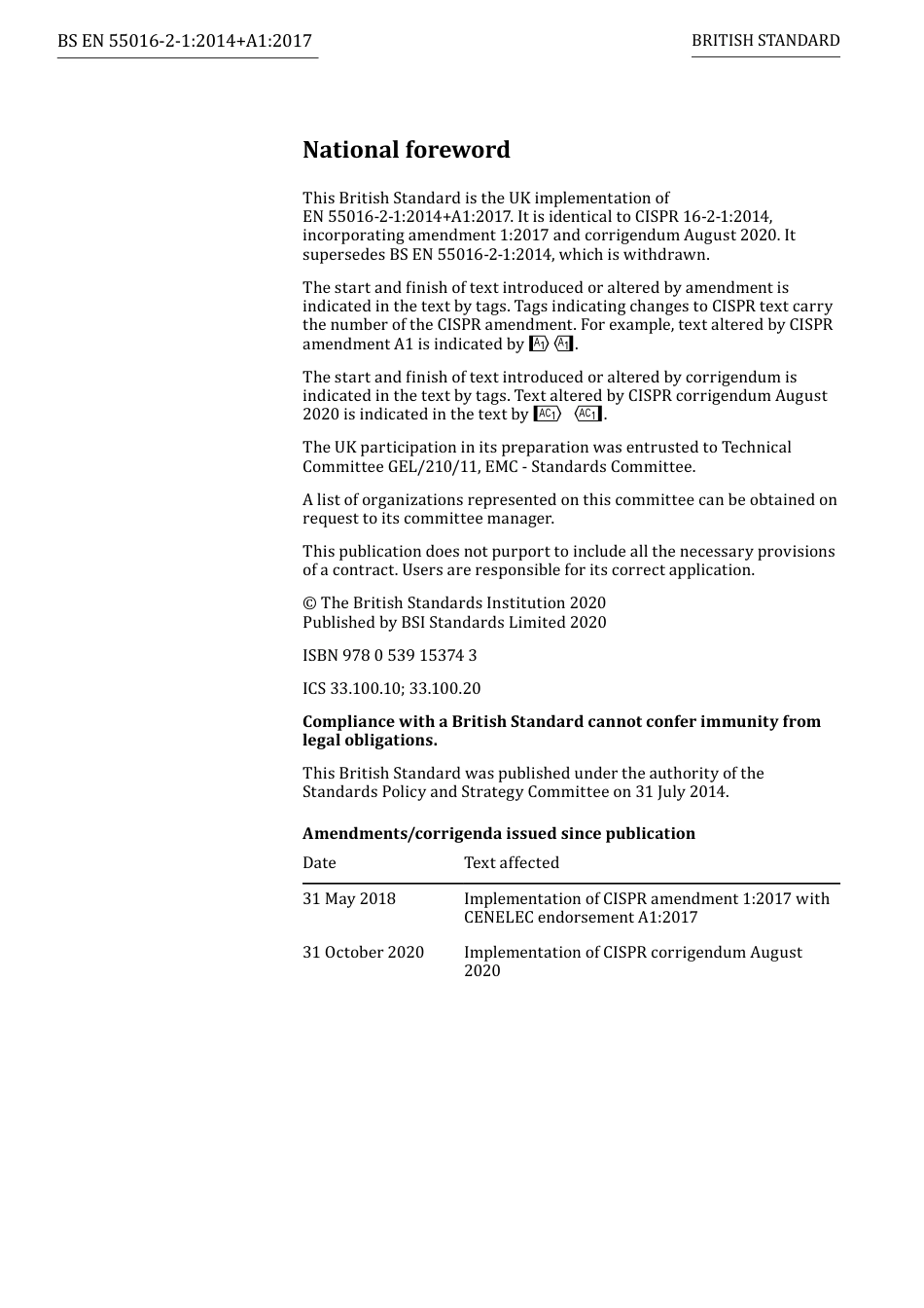 BS EN 55016-2-1-2014 + A1-2017 (2020).pdf_第2页