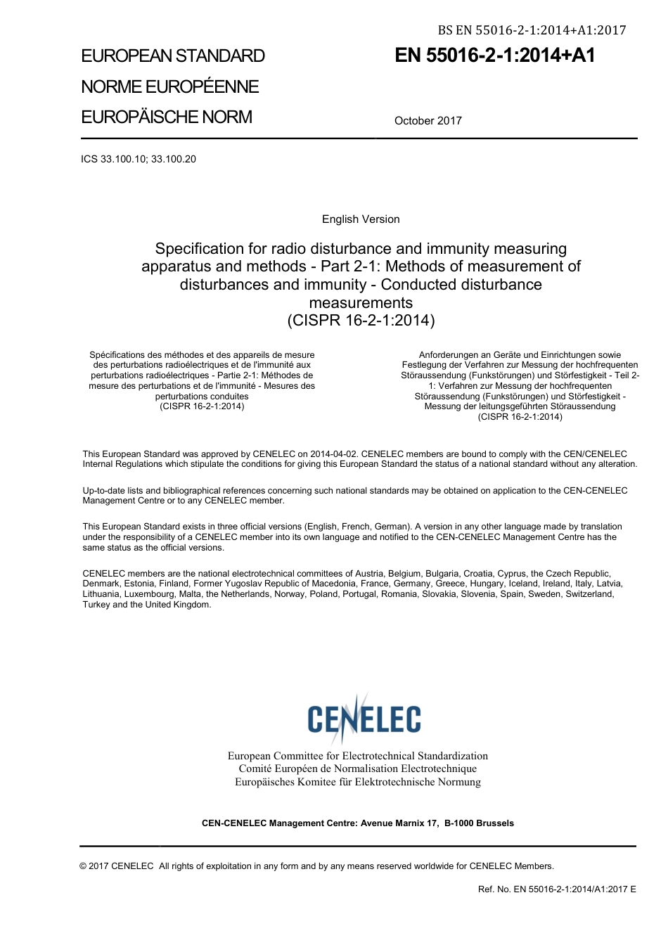 BS EN 55016-2-1-2014 + A1-2017 (2020).pdf_第3页