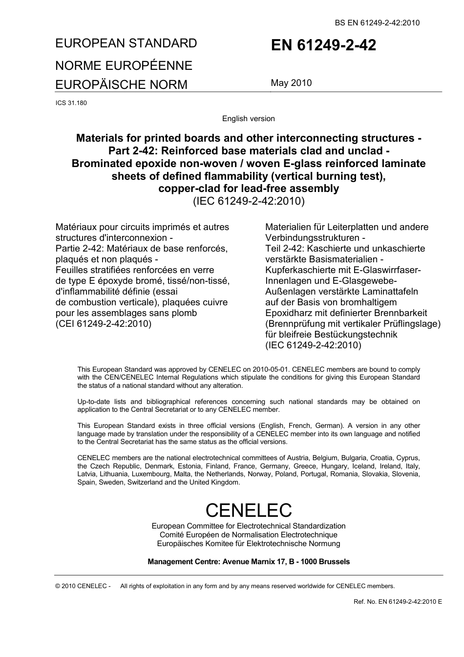 BS EN 61249-2-42-2010.pdf_第3页