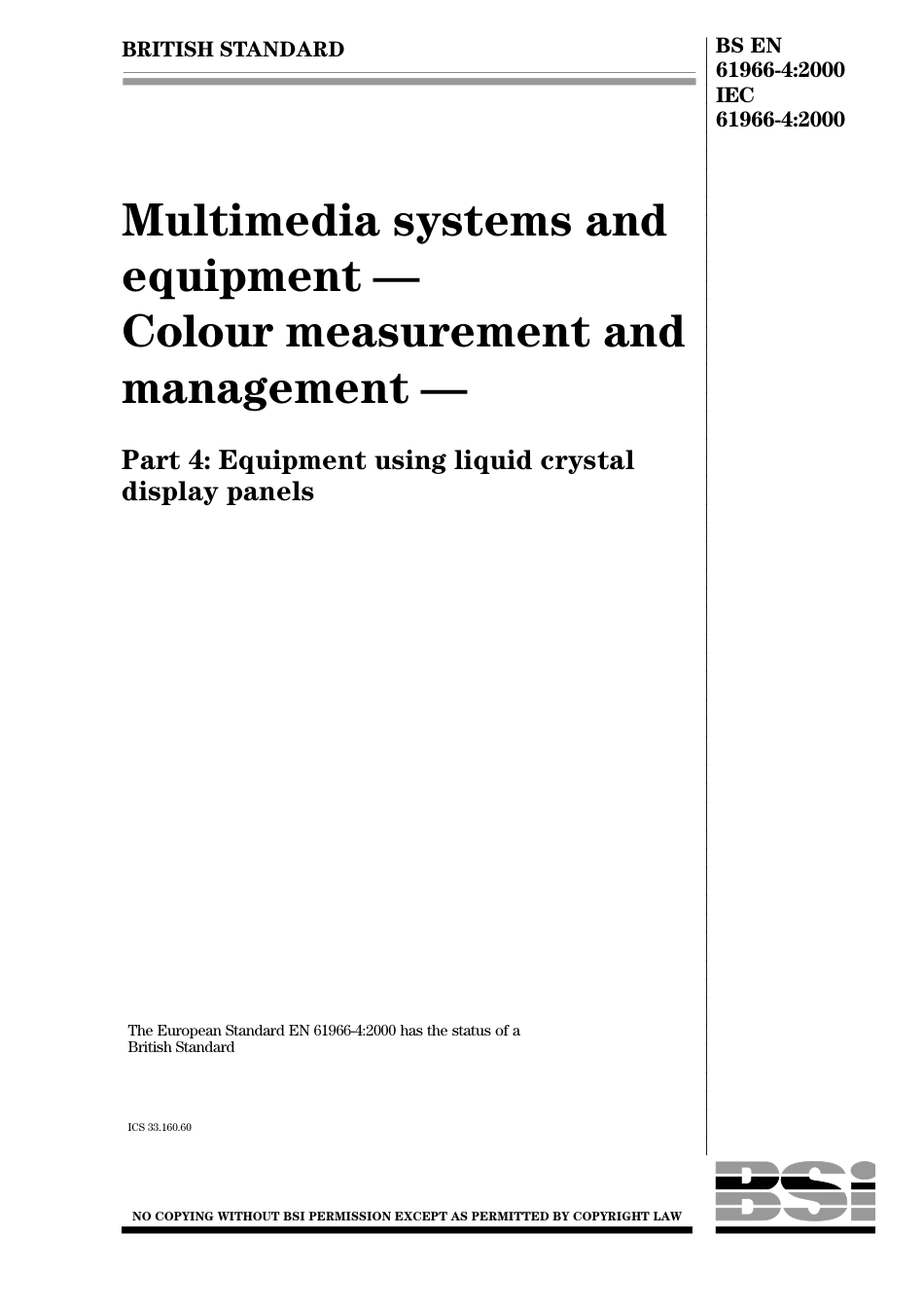 BS EN 61966-4-2000.pdf_第1页