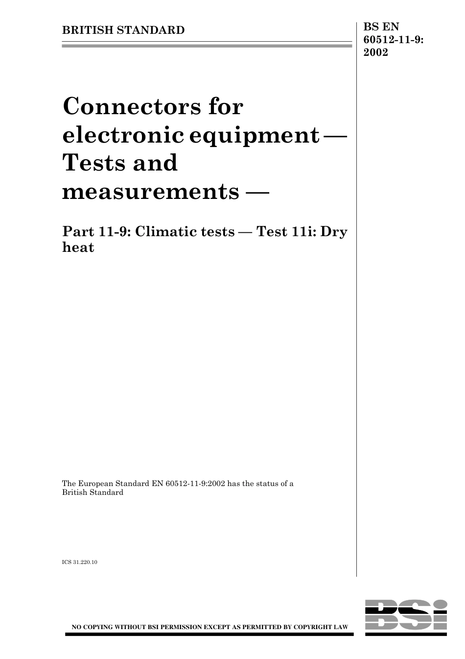 BS EN 60512-11-9-2002.pdf_第1页