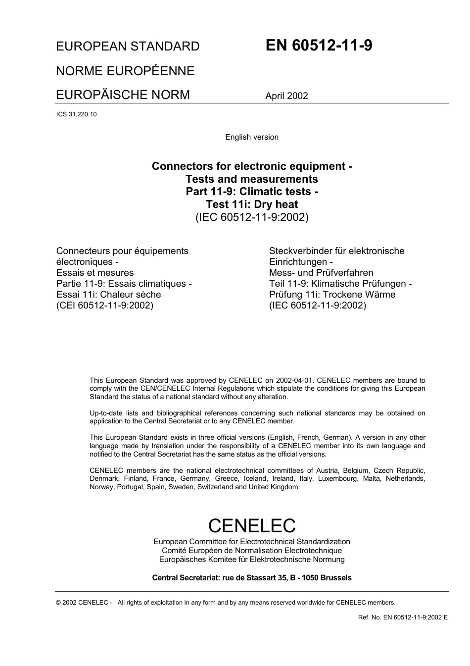 BS EN 60512-11-9-2002.pdf_第3页