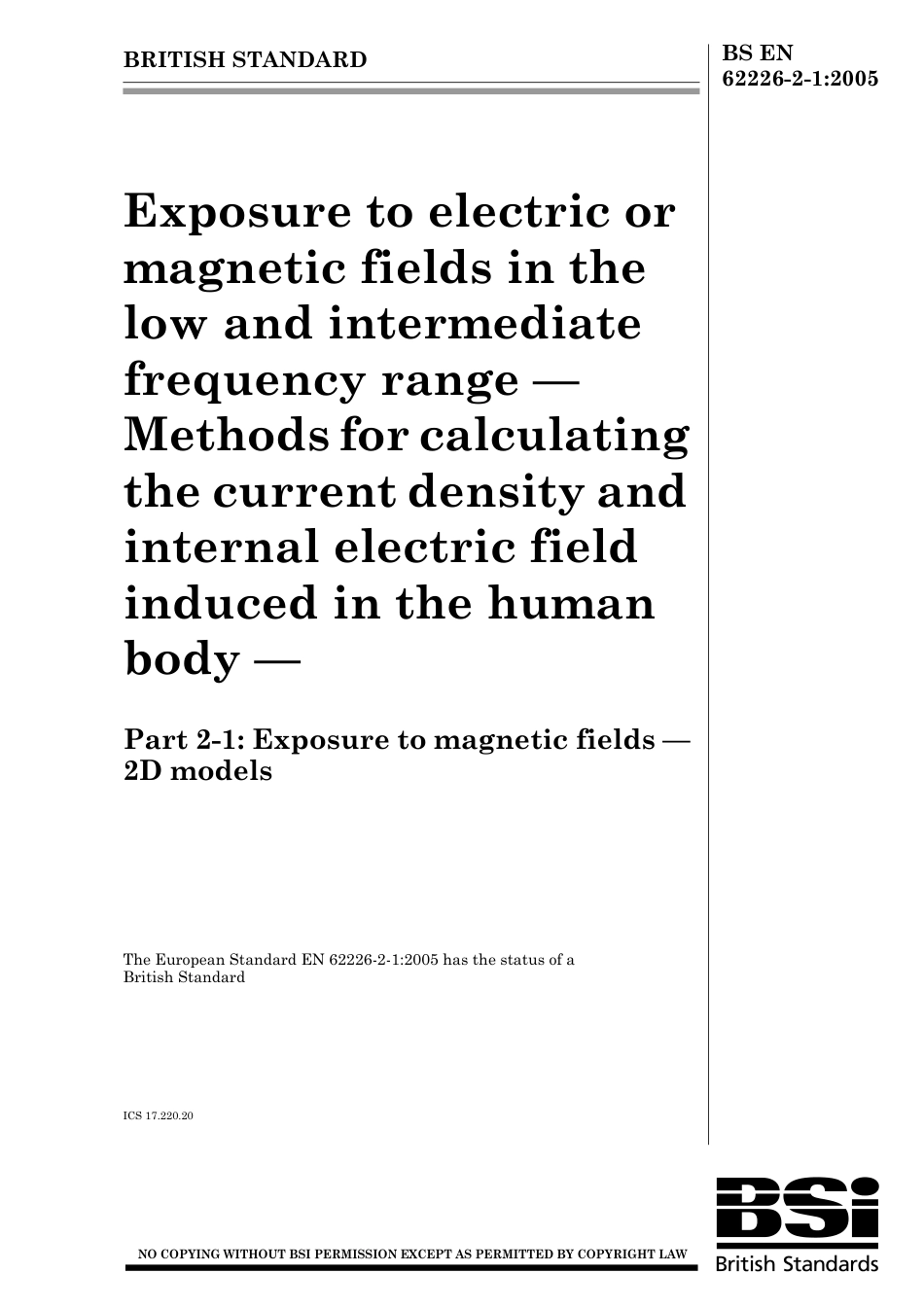 BS EN 62226-2-1-2005.pdf_第1页