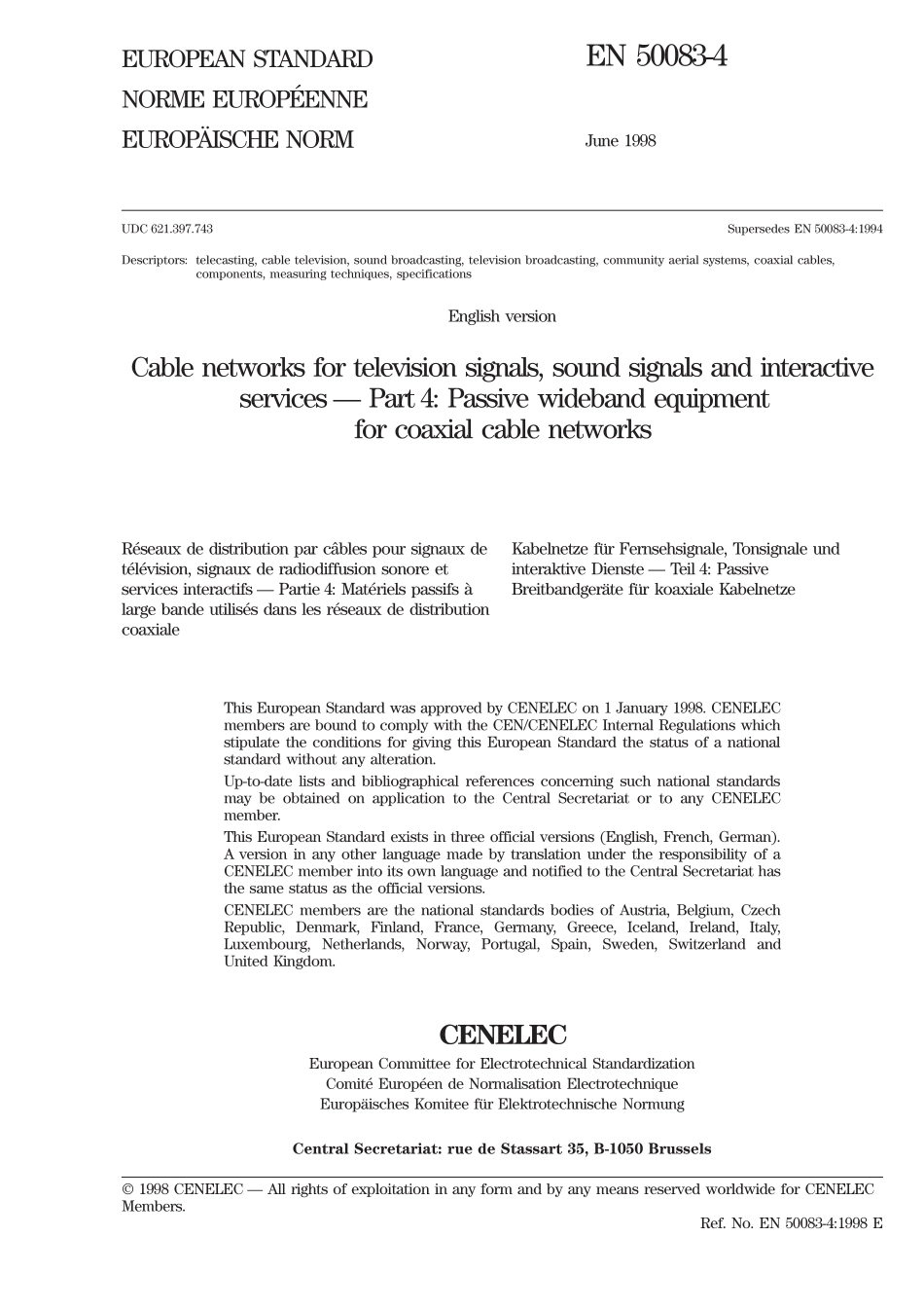 BS EN 50083-4-1999.pdf_第3页