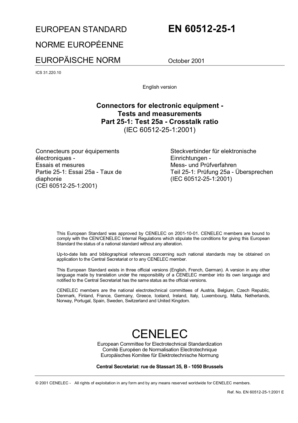 BS EN 60512-25-1-2001.pdf_第3页