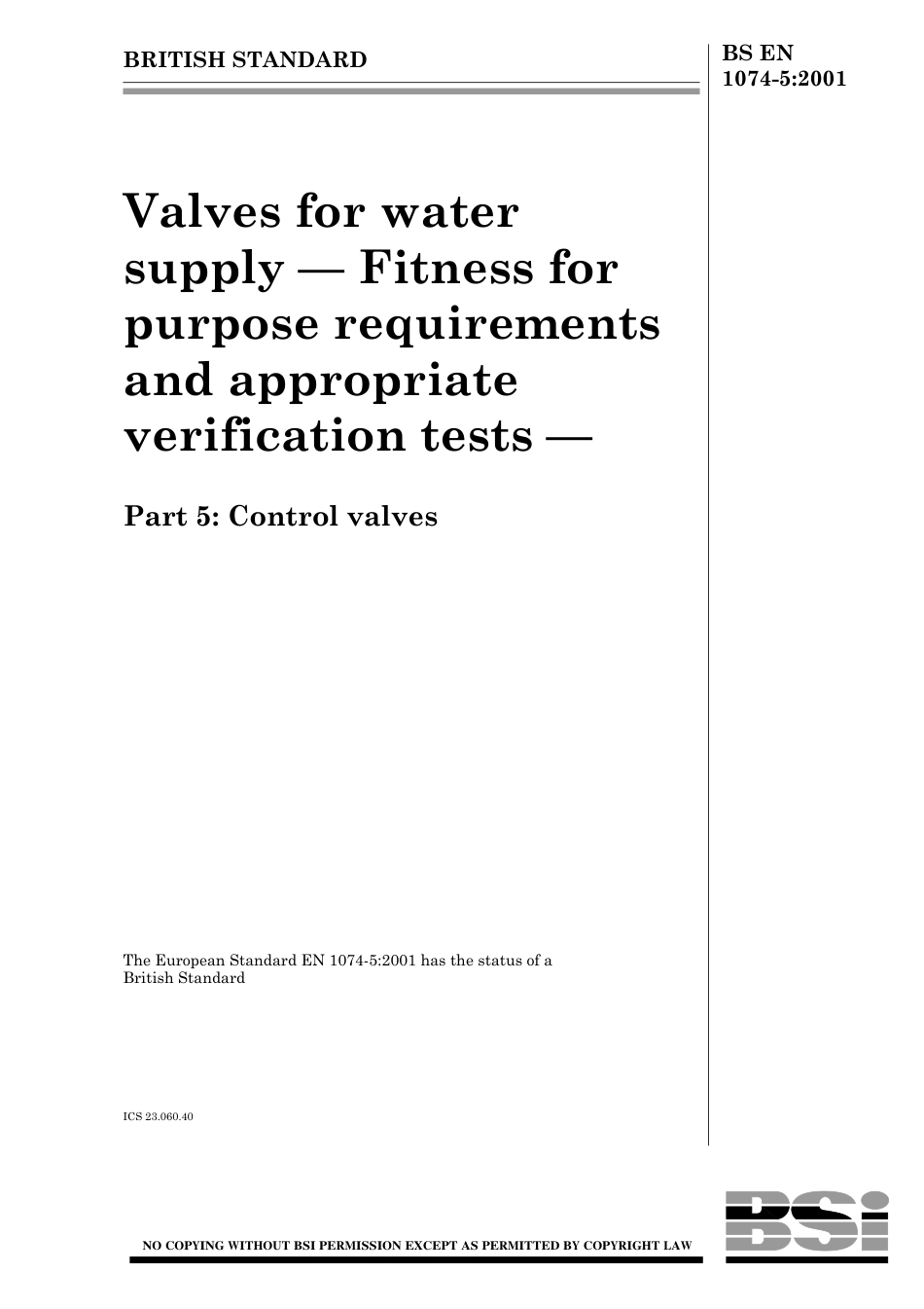 BS EN 01074-5-2001.pdf_第1页