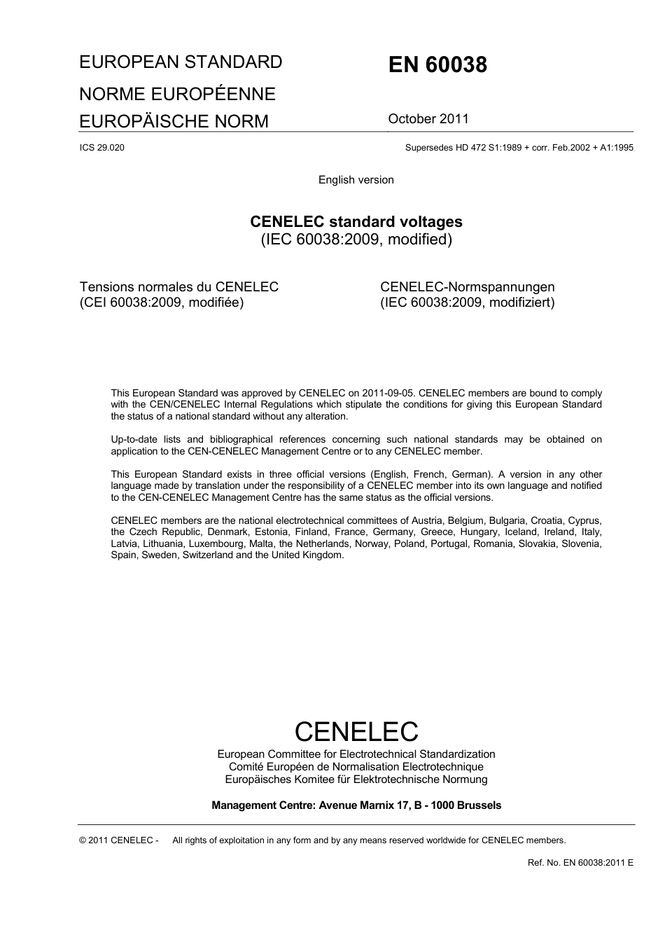 BS EN 60038-2011.pdf_第3页