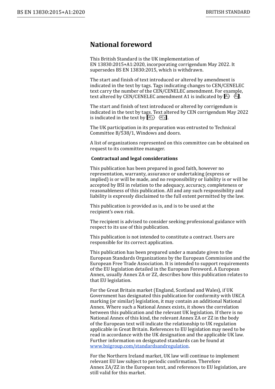 BS EN 13830-2015 + A1-2020 (2022).pdf_第2页