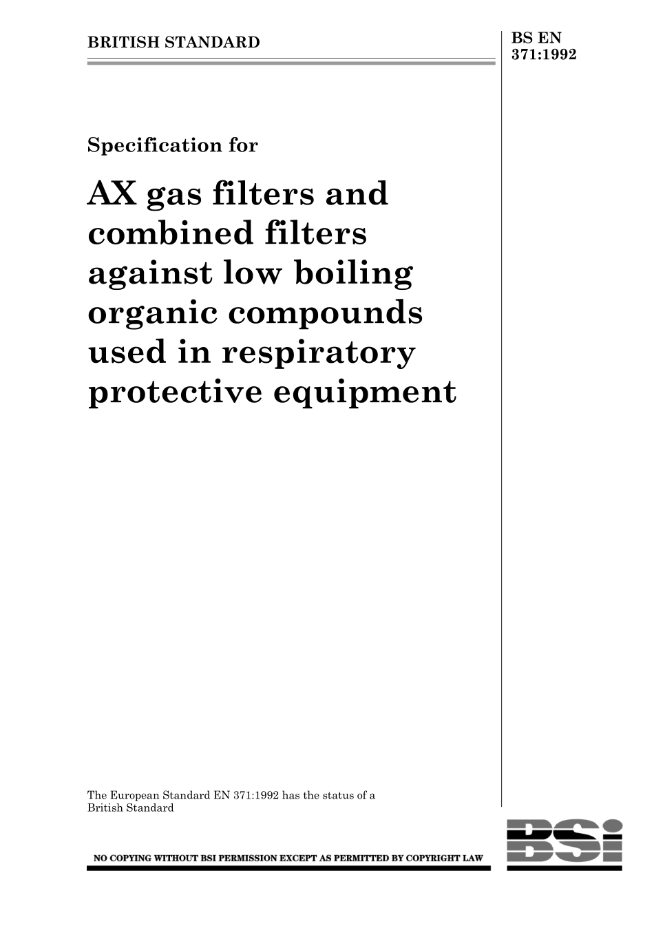 BS EN 00371-1992 (1999).pdf_第1页