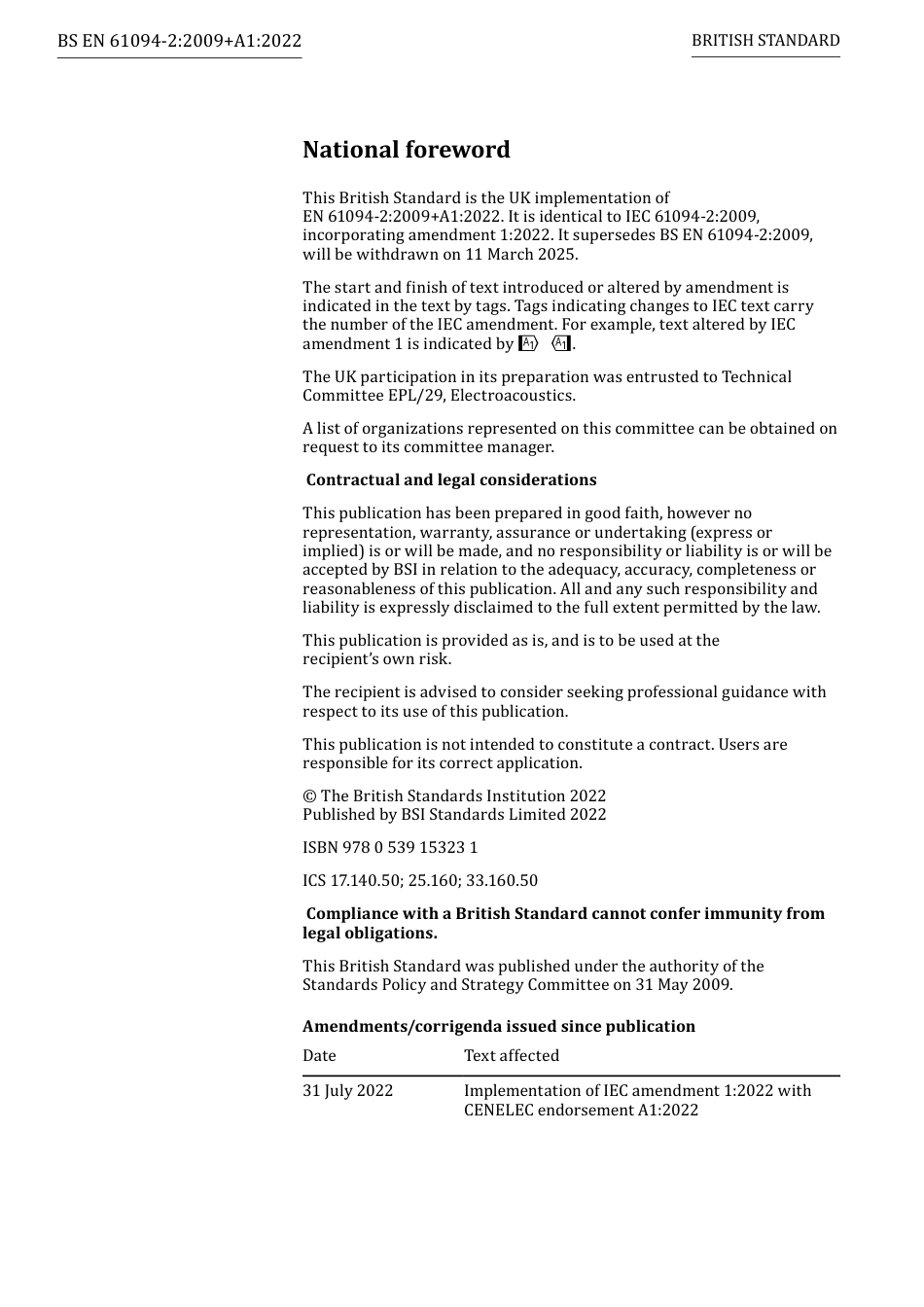 BS EN 61094-2-2009 + A1-2022.pdf_第2页