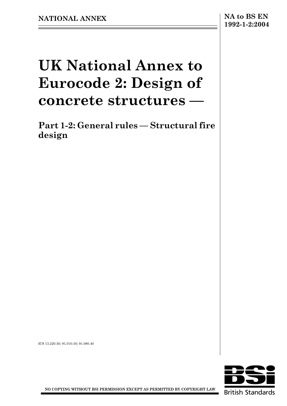 BS EN 01992-1-2-2004 NA 2005.pdf_第1页
