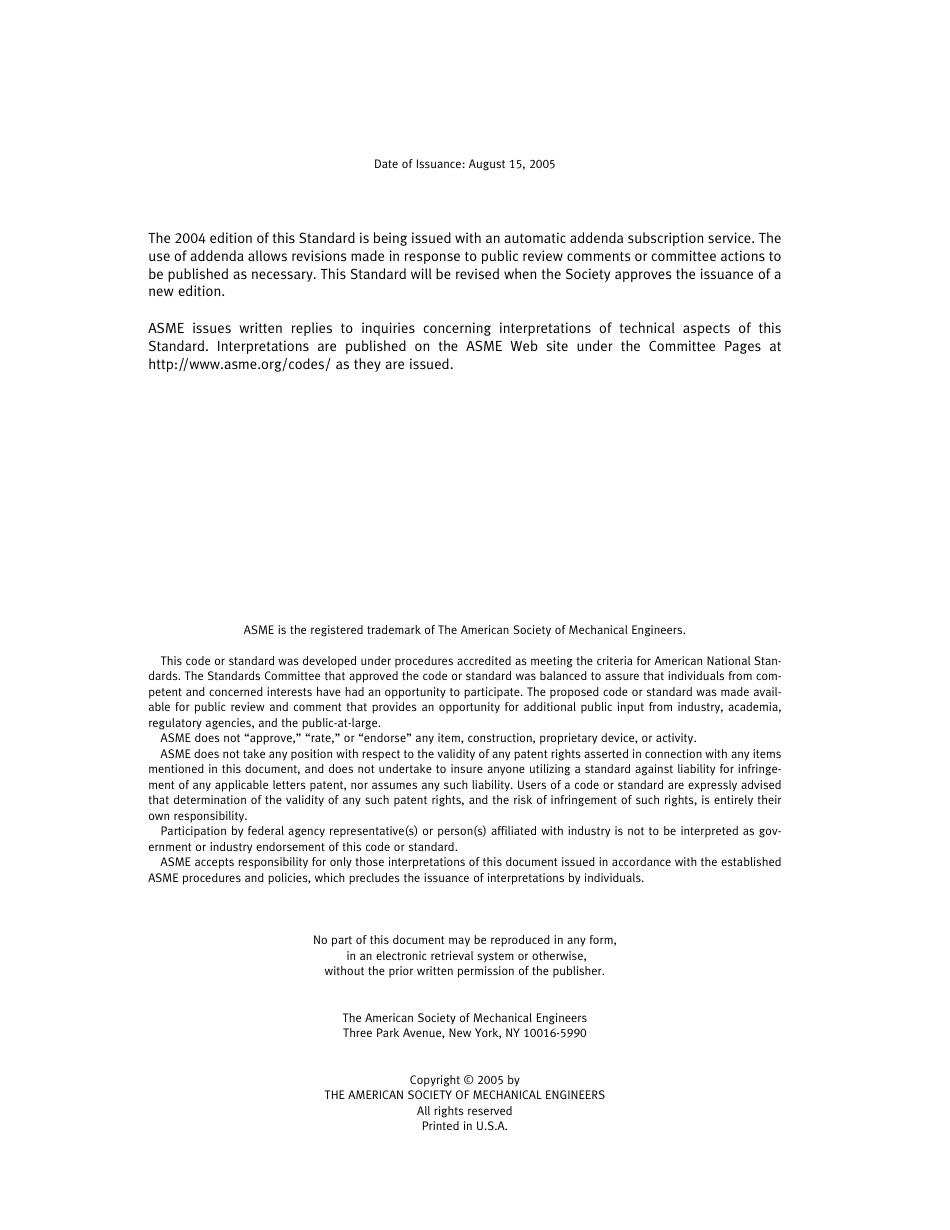 ASME MFC-3M-2004 Measurement of Fluid Flow in Pipes Using Orifice, Nozzle, and Venturi.pdf_第3页