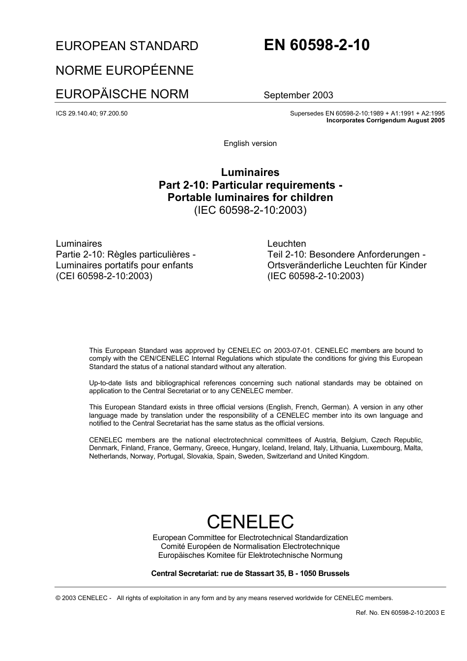 BS EN 60598-2-10-2003 (2006).pdf_第3页