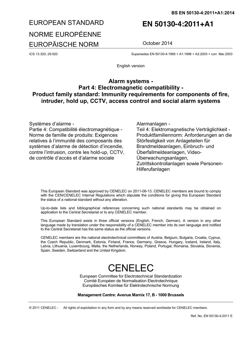 BS EN 50130-4-2011 + A1-2014.pdf_第3页