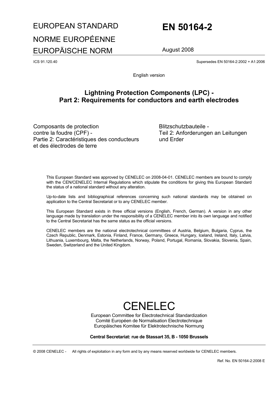 BS EN 50164-2-2008.pdf_第3页