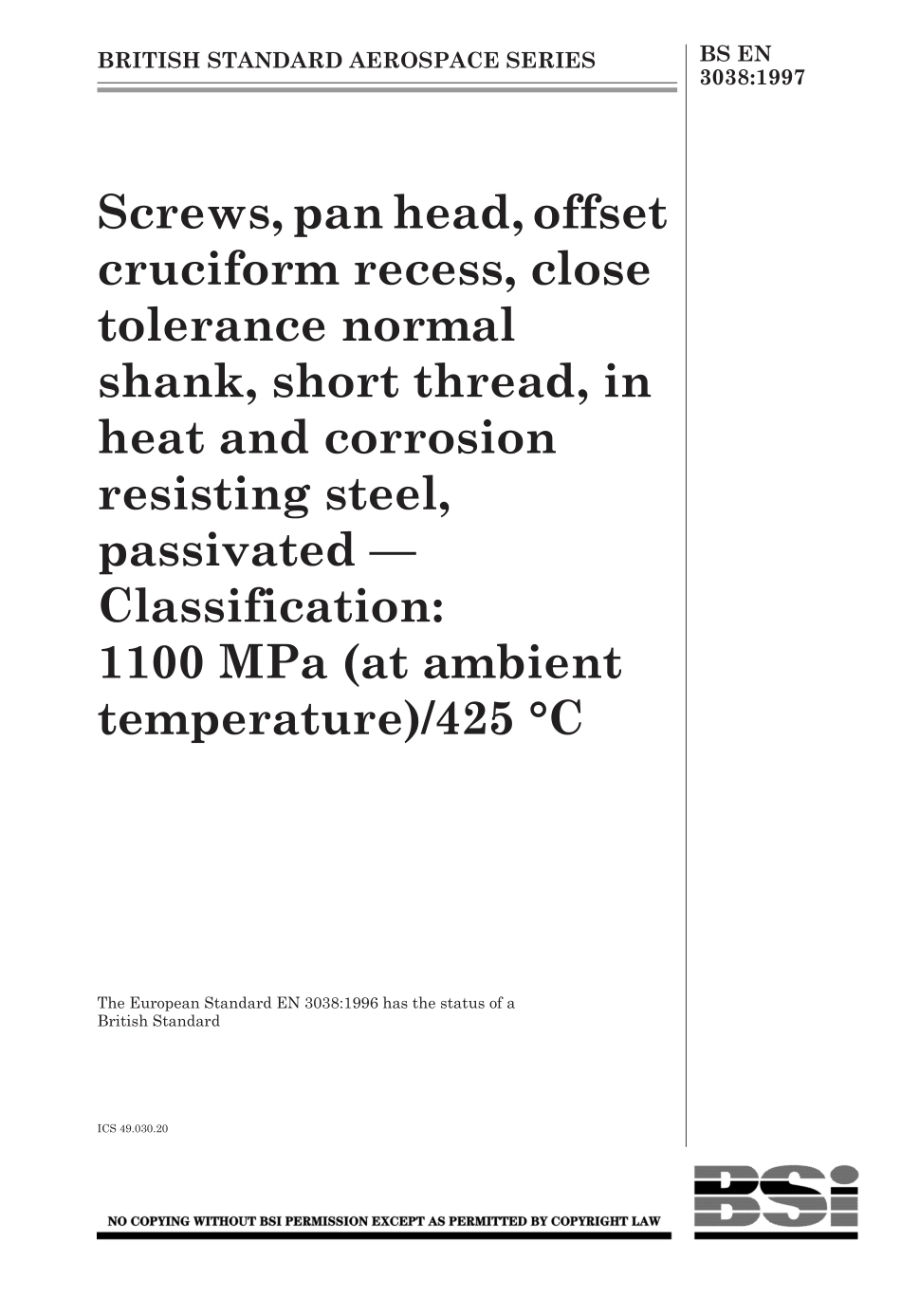 BS EN 03038-1997.pdf_第1页