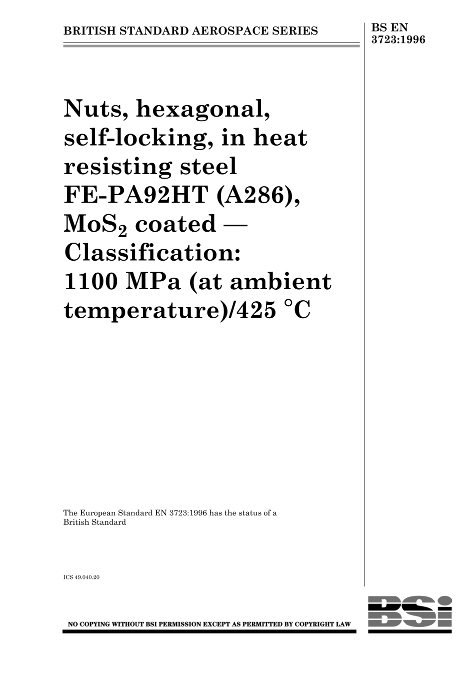 BS EN 03723-1996 (1999).pdf_第1页