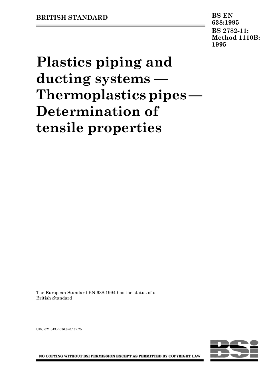 BS EN 00638-1995 (1999).pdf_第1页