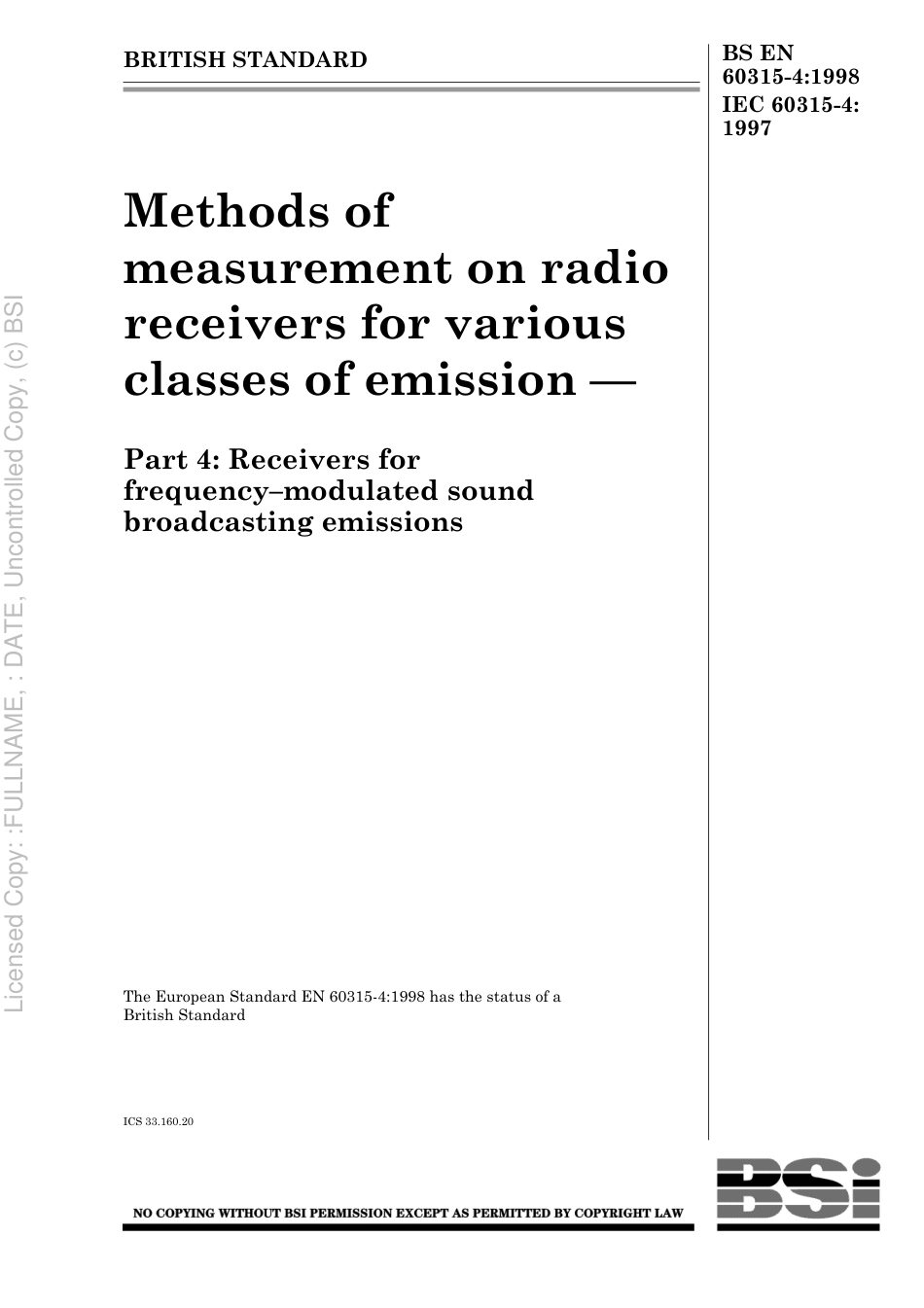 BS EN 60315-4-1998.pdf_第1页