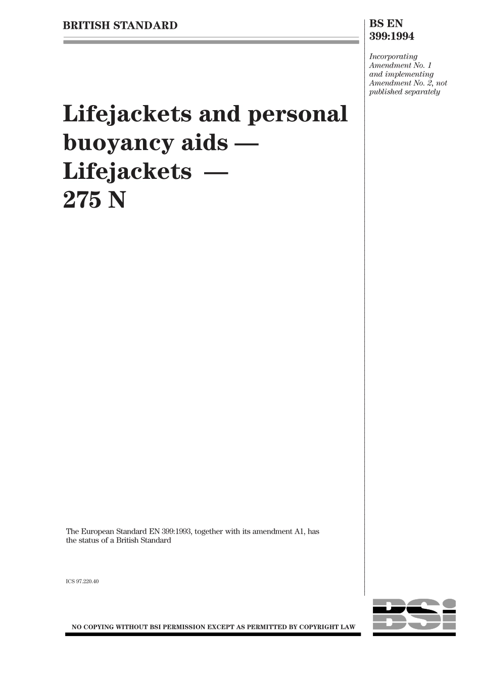 BS EN 00399-1994 (1998).pdf_第1页