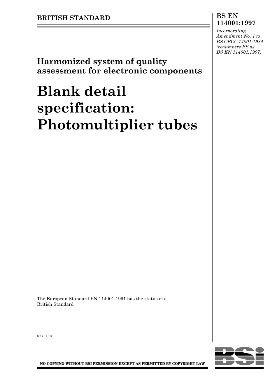 BS EN 114001-1997 (2000).pdf_第1页