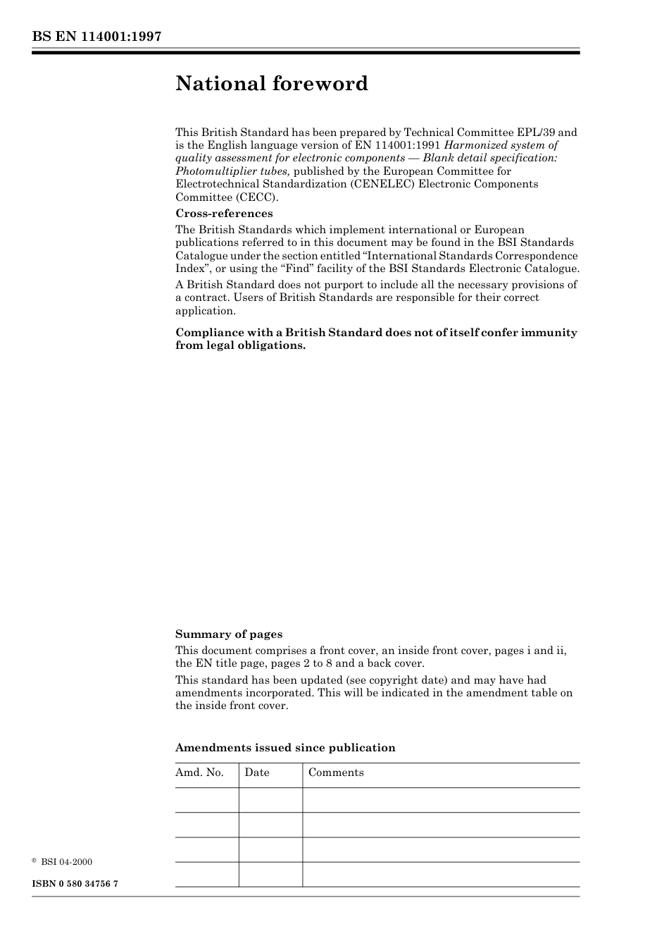 BS EN 114001-1997 (2000).pdf_第2页