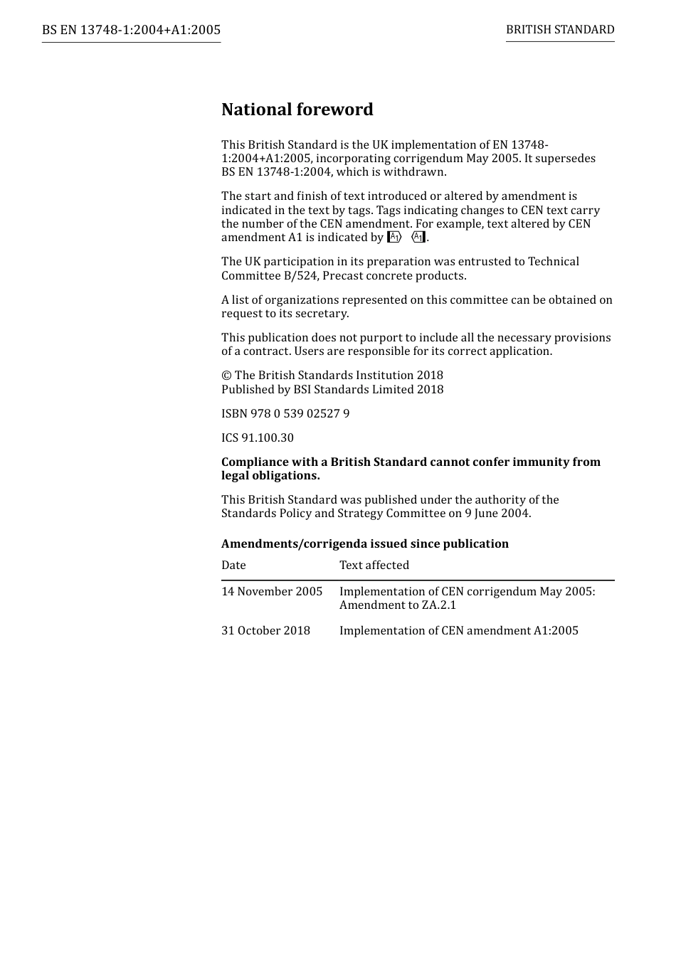 BS EN 13748-1-2004 + A1-2005 (2018).pdf_第2页