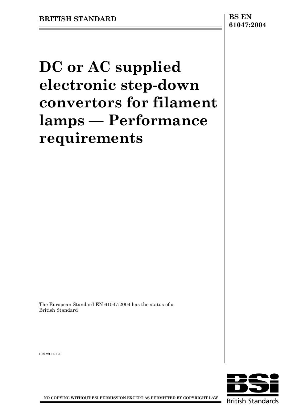 BS EN 61047-2004.pdf_第1页