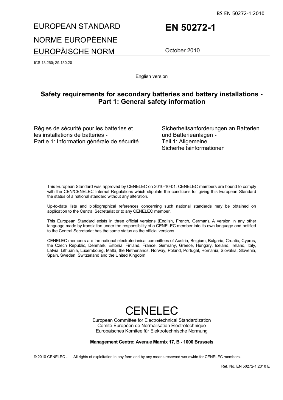 BS EN 50272-1-2010.pdf_第3页